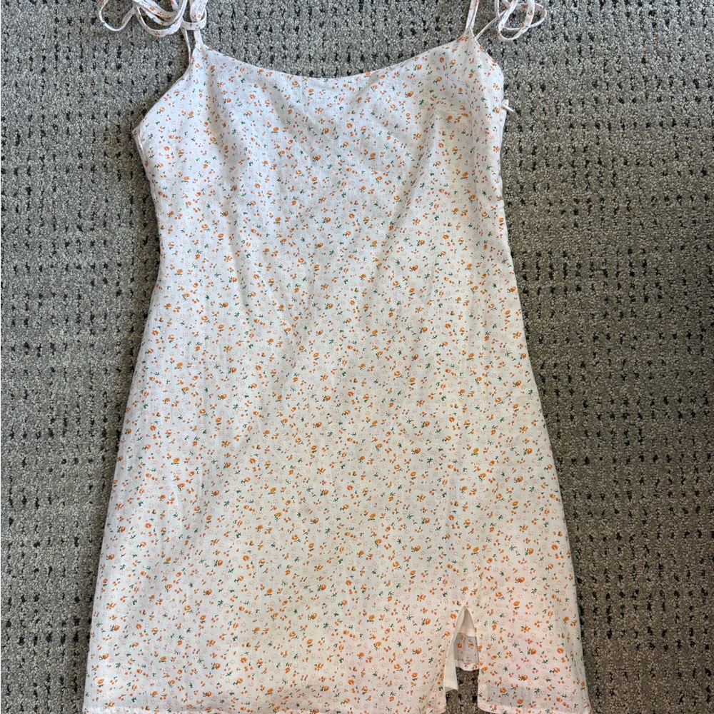 Princess Polly Relana White Floral Mini Dress